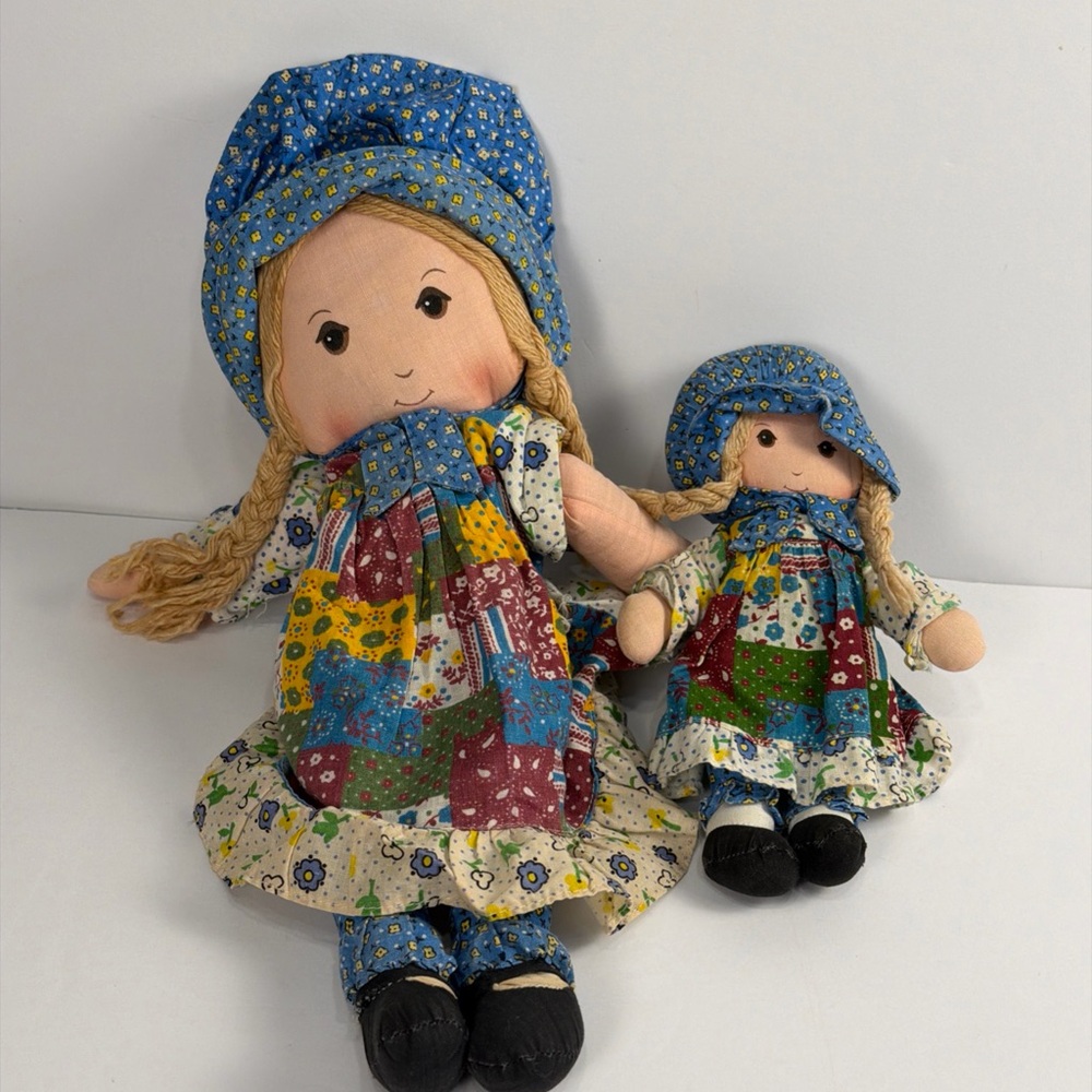 Set/Lot of 2 Holly Hobby Knickerbocker Vintage Dolls